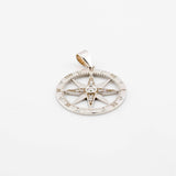 Natural Diamond Compass Pendant