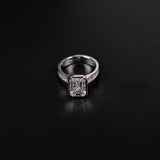 Emerald Lab Diamond Engagement RIng