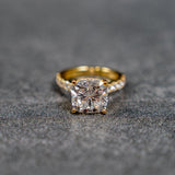 Cushion Lab Diamond Engagement Ring