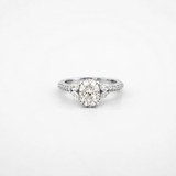 Oval Lab Diamond Engagement Ring
