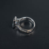 Emerald Lab Diamond Engagement RIng