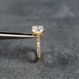 Cushion Lab Diamond Engagement Ring