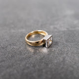 Princess Cut Lab Diamond Ring
