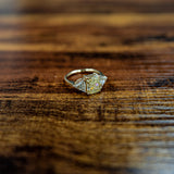 Natural Radiant Fancy Yellow Diamond Engagement Ring