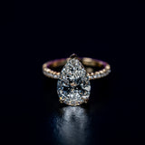 Pear Lab Diamond Engagement Ring