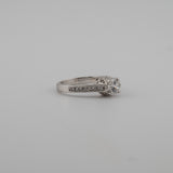 Round Lab  Diamond Engagement Ring