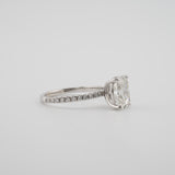 Cushion Lab Diamond Engagement Ring