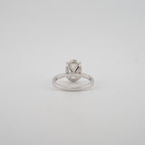 Oval  Lab Grown Diamond Engagement Ring