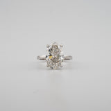 Oval  Lab Grown Diamond Engagement Ring