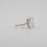 Oval  Lab Grown Diamond Engagement Ring
