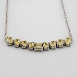 Natural Yellow Diamond  Necklace