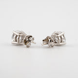 Lab Grown Diamond Earrings 14kt White Gold