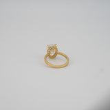 Oval Lab Diamond Engagement Ring