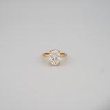 Oval Lab Diamond Engagement Ring