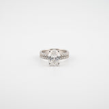Oval Lab Diamond Engagement Ring