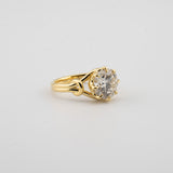 Round Lab Diamond Engagement Ring