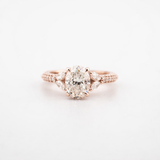 Oval Lab Diamond Engagement Ring