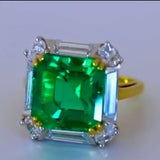 Natural Columbian Emerald Ring